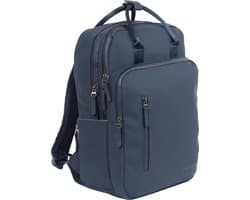 New Rebels William Milwaukee Navy 18L Rugzak Waterafstotend Laptop 15.6 Schooltas - Update: sterke ritsen