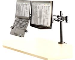 Fellowes Vista - Laptop arm accessoire voor monitor arm - Tot 17 inch - Geschikt voor Vista arm - Zwart