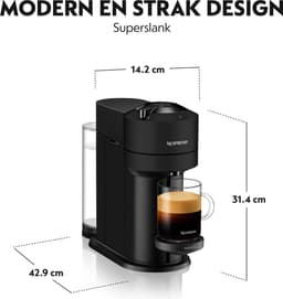 Krups Nespresso Vertuo Next XN910N - koffiecupmachine - mat zwart — thumbnail 11