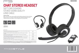 Platinet FH5400 On ear Koptelefoon met microfoon - Zwart — thumbnail 3