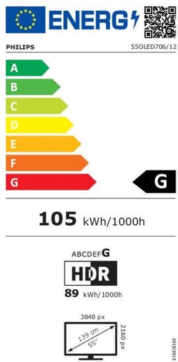 Philips 55OLED706/12 - 55 inch - 4K OLED - 2021 — thumbnail 3