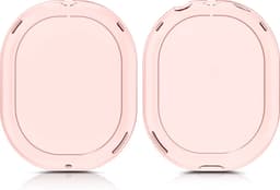 kwmobile koptelefoon hoes van TPU - geschikt voor Apple AirPods Max - 2x hoes voor hoofdtelefoon in roze / transparant — thumbnail 2