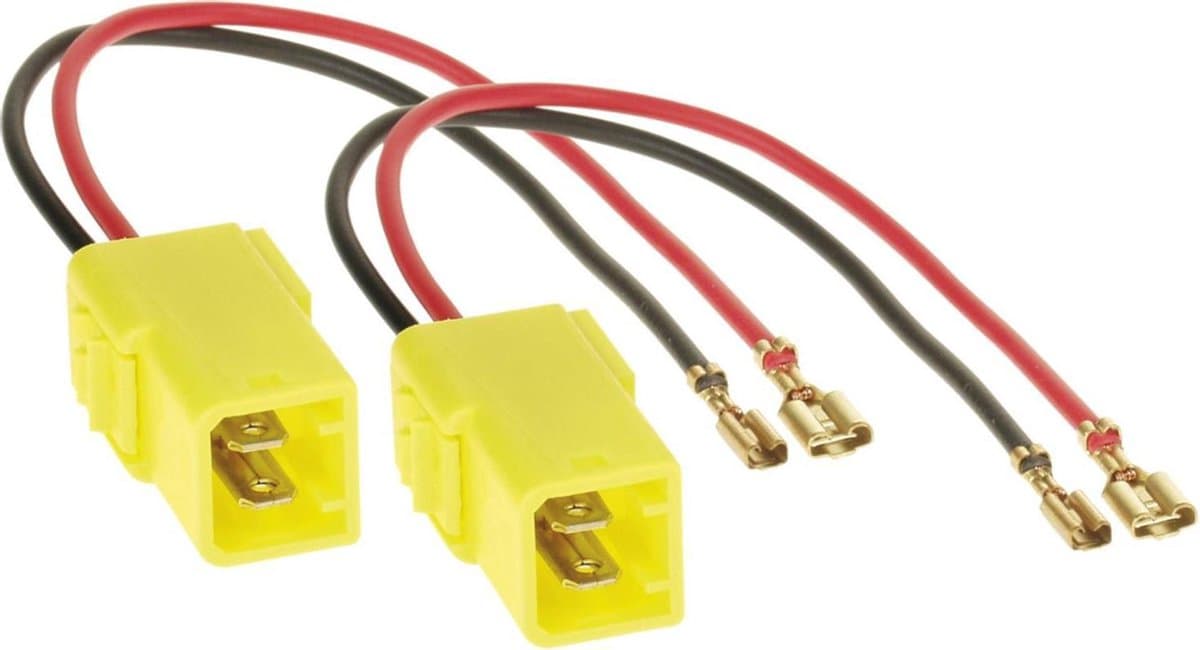 Speaker Adapter Kabel (2 x) Diverse modellen Alfa Romeo - Citroën - Fiat - Lancia - Peugeot — afbeelding 1
