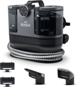 Rovelle 3 in 1 Tapijtreiniger - Vlekkenreiniger - Zetelreiniger - Bank Reiniger - Stoomreiniger Bank - Meubelreiniger - Warm & Koud Stoomsysteem - Voor Tapijt, Bank & Autobekleding - 1200W — thumbnail 1