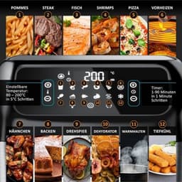 4-in-1 Luchtfriteuse met 12 programma's: Oven, Grill en Drogen — thumbnail 3