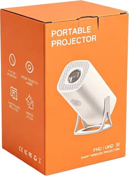 Mini Beamer - Draagbaar Projector - Android 11 - 2.4/5G WiFi & Bluetooth - 180° Draaibare Lens - 1024x600P - 1080p Ondersteuning - 40-120 Inch - HDMI & USB - Thuisbioscoop - Voor Thuis & Kantoor — thumbnail 5