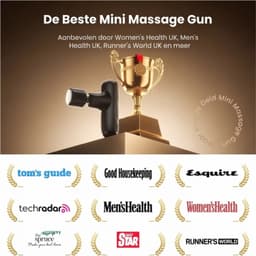 KLS® Massage Gun - Massage Gun Mini - Massage Pistool - Zwart - 14cm x 12cm x 4cm — thumbnail 3