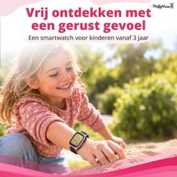 MuffyMouse GPS Horloge Kind met Simkaart – Smartwatch Kinderen 4G – Kinder Smartwatch met GPS – GPS Tracker Kind – Belfunctie, Videobellen, SOS & WhatsApp – 2GB+16GB – Roze — thumbnail 5