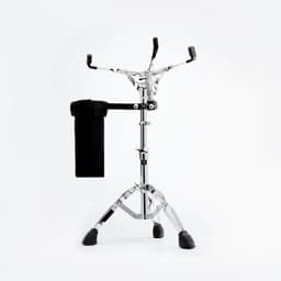 Snare Drumstandaard met houder voor drumsticks, dubbel gestreken, in hoogte verstelbaar van 44 tot 64 cm, drumpad-standaard voor 10-15 inch snare-drum en oefenpad (V-JGJ002) — thumbnail 1
