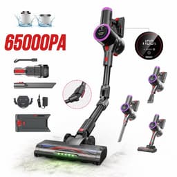 Prasky P1MAX - Draadloze Steelstofzuiger - 6500Pa - 60 minuten looptijd - Paars — thumbnail 1