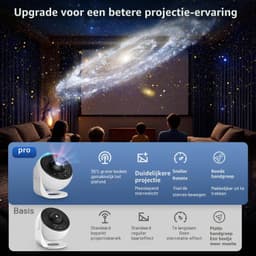 Ciel Etoile Pro Planetarium Projector Galaxie met 13 Schijven van Film, Veilleuse Etoile Projectie Rotatieve 360, Minuterie, Veilleuse Kind Volwassene, Kerstcadeaus — thumbnail 2