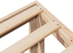 Bedframe van massief grenenhout, 160 x 200 cm — thumbnail 4