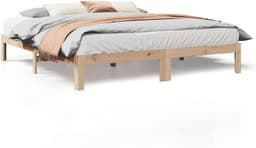 Bedframe van massief grenenhout, 160 x 200 cm — thumbnail 1