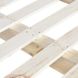 Bedframe familiebed palletbed palletbed massief grenen 160×200 cm — thumbnail 2