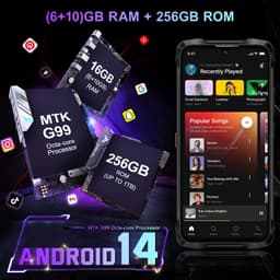 CUBOT KingKong Power 3 4G Outdoor Smartphone 24GB+256GB-6,72"120Hz FHD-100MP-10200mAh-Android14 — thumbnail 5
