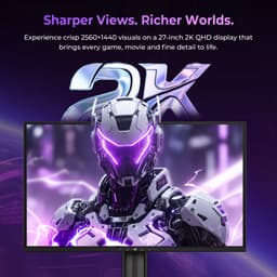 Titan Army KF271S PLUS Gaming Monitor 27 inch QHD 240Hz (275Hz OC), Fast IPS, 1ms GTG, HDR400, FreeSync, Verstelbare Voet — thumbnail 5
