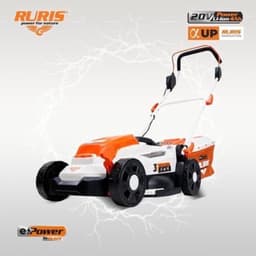 Accu Grasmaaier - Elektrische Duwmaaier - Gazon Onderhouden - Borstelloze Motor - 33 cm Maaibreedte - Zwart — thumbnail 4