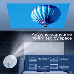 Beamer Native 1080P - 80W Vermogen - 1920 x 1080 Resolutie - LCD - Zwart - Voor Thuisbioscoop Projector — thumbnail 5