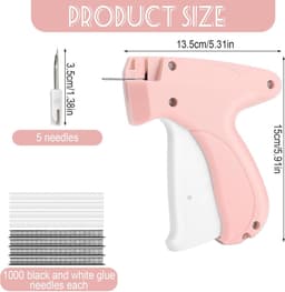Labeling Gun, Labeling Gun, Clothing, Labeling Device, Labeling Gun, 1 Labeling Gun with 5 Spare Needles + 2000 Suture - ShopVlot — thumbnail 5