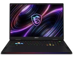MSI Gaming Laptop Raider 18 Max HX A2WI-1277BE