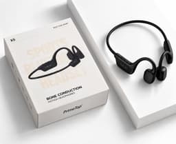 Bone Conduction Koptelefoon – Bluetooth 6.0 Sporthoofdtelefoon – IPX4 Waterdicht – Voor Fietsen, Fitness & Hardlopen - Zwart — thumbnail 5