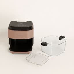 CREATE - Glazen heteluchtfriteuse van 6 L met vernevelingsfunctie - Mokka - AIR FRYER STUDIO CRYSTAL LARGE — thumbnail 5