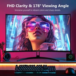 Gaming Monitor 32 Inch Curved – 240Hz – 1ms – Full HD 1080p – Adaptive Sync – 1500R VA-Scherm — thumbnail 3