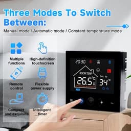 Intelligente wifi-thermostaat voor wandmontage voor ketel/verwarming — thumbnail 3