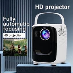 Beamer - 4K Ondersteuning - 1080P Resolutie - Bluetooth - WiFi - Trapeziumcorrectie - Zwart — thumbnail 3