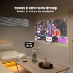 Levo® Mini beamers - Projector - Mini beamer - Wit - 20cm x 11cm x 11cm — thumbnail 4