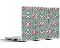 Laptop sticker - 14 inch - Patronen - Tribal - Retro - 32x5x23x5cm - Laptopstickers - Laptop skin - Cover