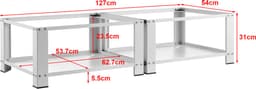 Wasmachine sokkel dubbel Cremlingen verhoger met planken — thumbnail 2