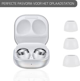 Oordopjes geschikt voor Samsung Galaxy Buds Pro - Samsung Galaxy Buds Pro tips - Samsung Galaxy Buds Pro vervanging tips - 5 paar oordopjes voor Samsung Galaxy Buds Pro - Wit / Medium — thumbnail 5