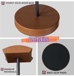 Houten Hoofdtelefoonstandaard - Stijlvolle en Ruimte Besparende Hanger voor Gaming en Kantoor — thumbnail 2