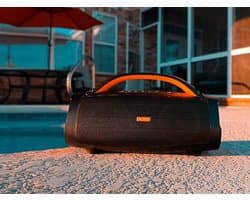 Robuuste Bluetooth-luidspreker met 100W Stereo Geluid en IP67 Waterdicht