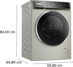 Bosch WGB2560X1 - Wasmachine - Voorbelading - 10 kg - 1600 RPM - Zilver - DE display — thumbnail 5