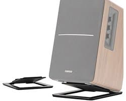 Desktop luidsprekerstands met 15 graden kanteling - zwart