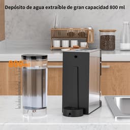 Capsule Koffiezetapparaat - Eenkopsmachine Espresso - Thuis Koffie Zetten - 4-in-1 Functionaliteit - 800 ml Tank - Zwart — thumbnail 2