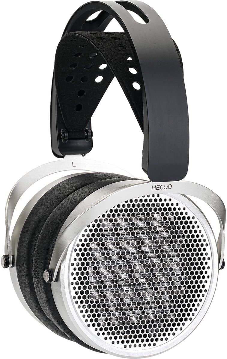 HiFiMAN HE600 hoofdtelefoon/headset Hoofdtelefoons Bedraad Hoofdband Muziek Zwart, Grijs — afbeelding 1