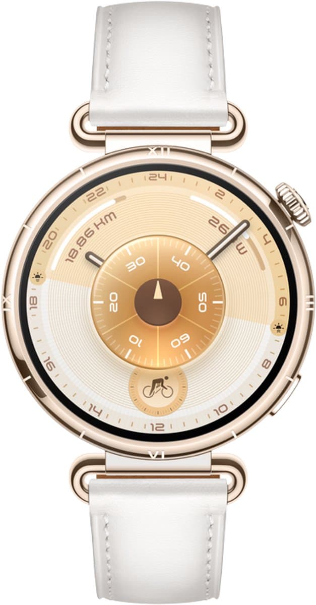 Huawei WATCH GT 6 41mm Wit | 14 dagen batterijduur – Nauwkeurige GPS & hartslagmeting – Innovatieve professionele fiets-tracking – Analyse van emotioneel welzijn – Compatibel met iOS & Android — afbeelding 1