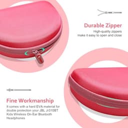 Hoofdtelefoontas voor Bluetooth on-ear koptelefoon voor kinderen - Draadloos, opvouwbaar, Rood en Blauw — thumbnail 5
