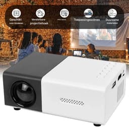 Vitdipy - Beamer - Projector - HD - Mini Projector - Smart Beamer - IOS & Android - Met Afstandsbediening - Resolutie van 320 x 240 - Zwart — thumbnail 3