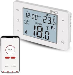 Slimme kamerthermostaat met WiFi en app voor verwarmings- en koelsystemen — thumbnail 1