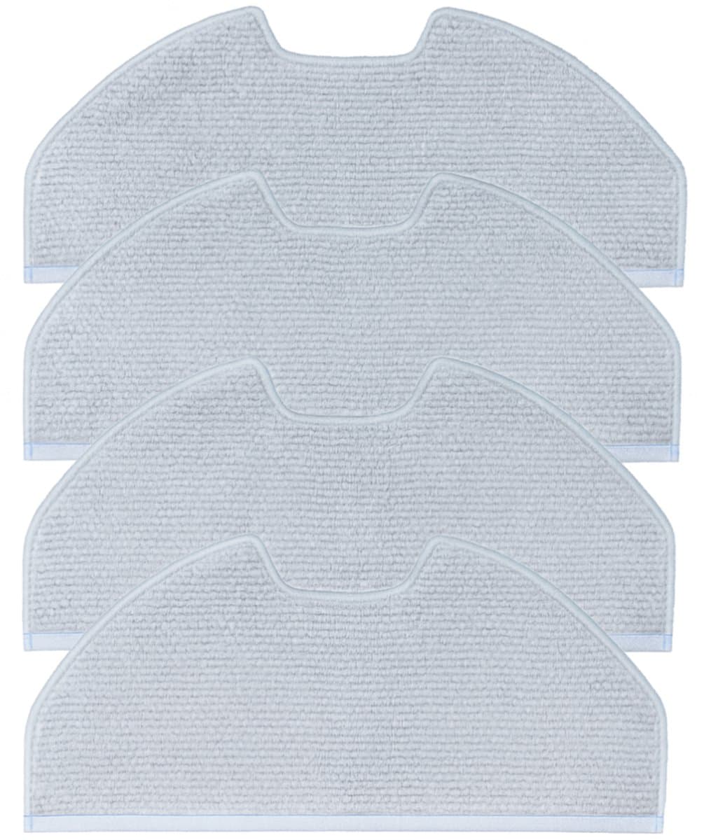 4x Geschikt voor Eufy X8 Pro/ X8 Pro SES Microvezel Dweildoek Pads Reiniging Set — afbeelding 1