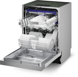 Klarstein Vaatwasser Verosteel inbouwvaatwasser 60 cm - 14 couverts, 9 programma's, stil 42 dB, energieklasse A, AquaStop, kinderslot, roestvrij staal, inbouwvaatwasser - Vaatwasmachine - voor Keuken - Energiezuinig - RVS - Dishwasher — thumbnail 9
