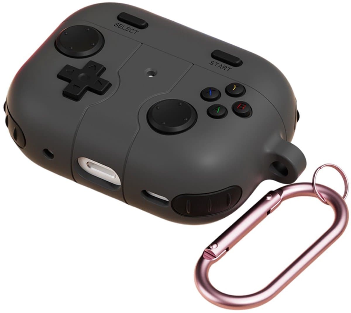 Telestore - hoesje geschikt voor AirPods 3 Pro soft case cover - zwart Game Console - TPU hoesje Beschermhoes - AirPods 3 Pro Cover - AirPods 3 Pro hoesje - Geschikt voor Apple Airpods 3 Pro - gel hoesje — afbeelding 1