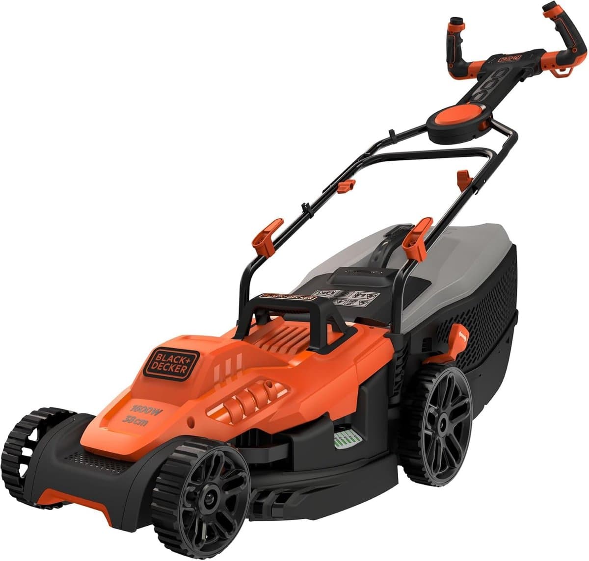 Elektrische Grasmaaier 1600 W met Maaibreedte van 38 cm en 6 Hoogte-instellingen — afbeelding 1
