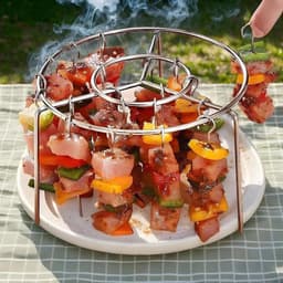 Home & Marker - Airfryer Grillset - 24 Spiesen - Voor 3-8L Airfryers - Antiaanbak RVS - AIRROAST — thumbnail 3