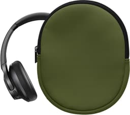 kwmobile hoes geschikt voor Anker Soundcore Q20i - 20 x 16 cm - Beschermhoes voor headset in olijfgroen - Van neopreen — thumbnail 7