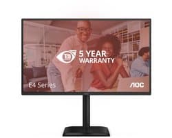 AOC 27E4U computer monitor 68,6 cm (27") 1920 x 1080 Pixels Full HD LED Zwart